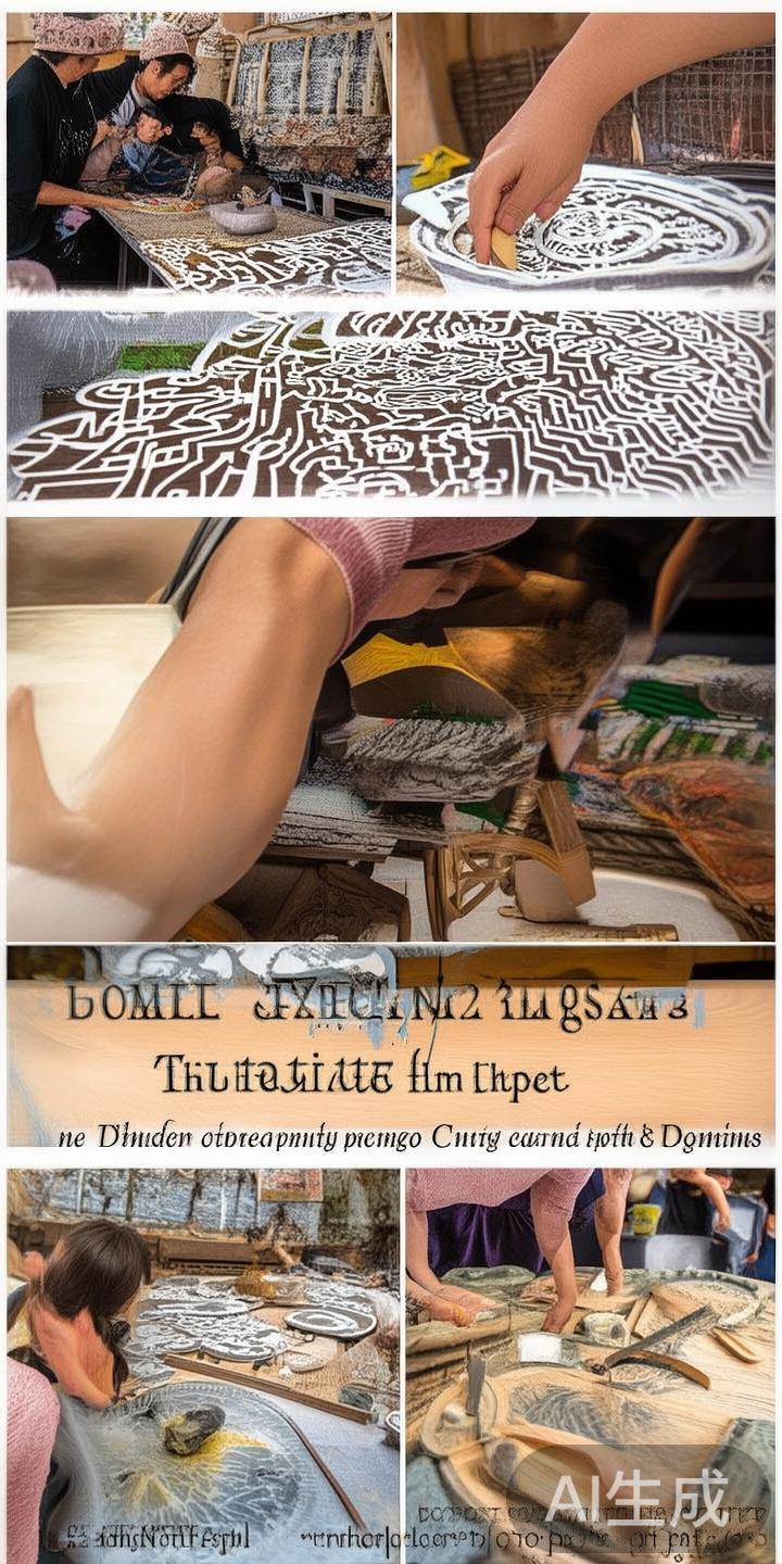 其次，南宫的传统手工艺还体现在剪纸、陶艺等多个方面